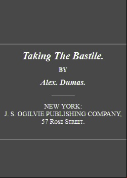 Taking the Bastile