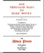 One Thousand Ways to Make Money