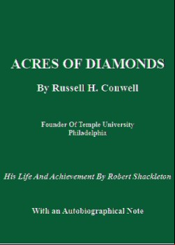 Acres of Diamonds -  Our Every-day Opportunities