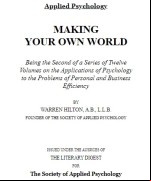 Applied Psychology -  Making Your Own World