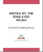 Service by the Educated Negro