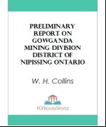 Preliminary Report on Gowganda Mining Division District of Nipissing Ontario