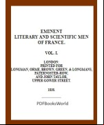 Lives of the most eminent literary and scientific men of , Vol. 1 (of 2)