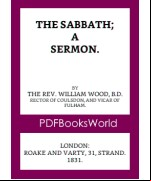 The Sabbath -  A Sermon