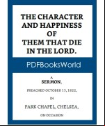 The Character and Happiness of Them That Die in the Lord