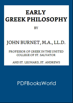 Early Greek philosophy