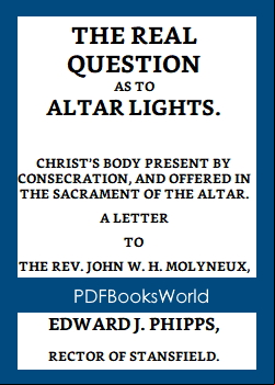 The Real Question as to Altar Lights