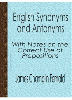 English Synonyms and Antonyms